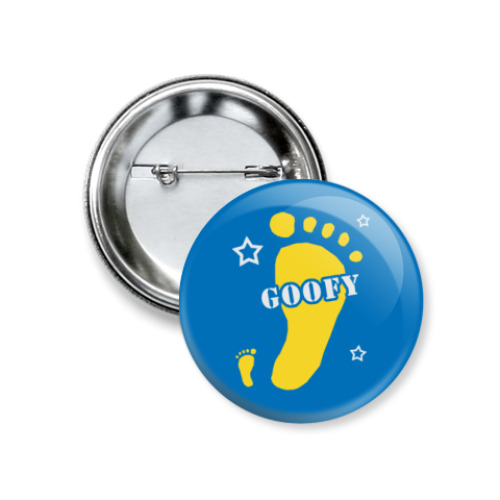 Значок 37мм с принтом Goofy