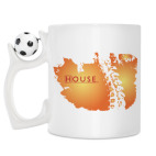 Кружка с футбольным мячиком