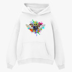 Толстовка худи оверсайз