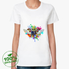 Женская футболка органик