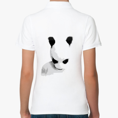 Женская рубашка поло (печать) с принтом Hardcore & Art