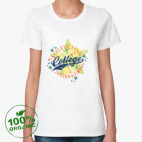 Женская футболка органик
