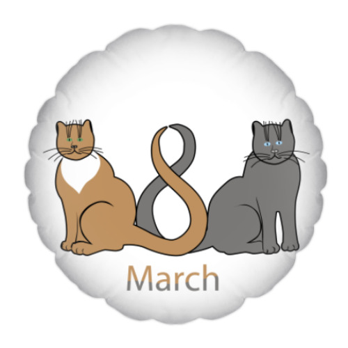 Подушка 8 марта