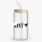 Банка с бамбуковой крышкой