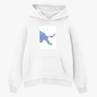 Толстовка худи оверсайз