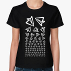 Классическая женская футболка Telegram