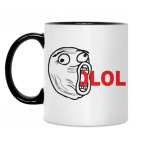 Кружка двухцветная