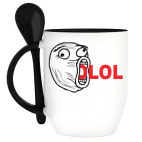 Кружка с ложкой