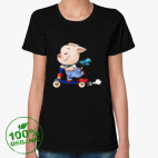 Женская футболка органик