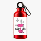 Металлическая бутылка 400 мл UV-DTF