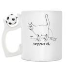 Кружка с футбольным мячиком