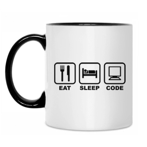 Кружка Eat Sleep Code