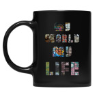 Кружка цветная UV-DTF