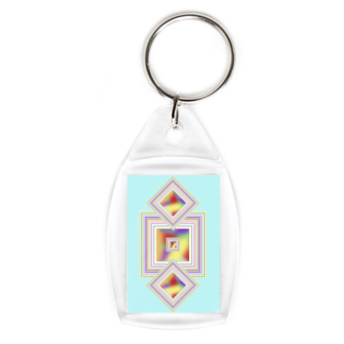 Брелок с принтом Геометрия