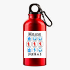 Металлическая бутылка 400 мл UV-DTF