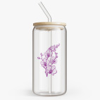 Банка с бамбуковой крышкой