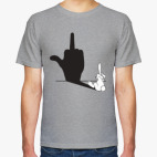 Классическая футболка shadow of the rabbit