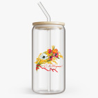 Банка с бамбуковой крышкой