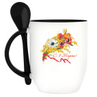 Кружка с ложкой