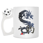 Кружка с футбольным мячиком