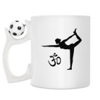 Кружка с футбольным мячиком