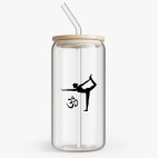 Банка с бамбуковой крышкой