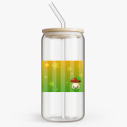 Банка с бамбуковой крышкой