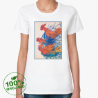 Женская футболка органик