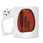 Кружка с футбольным мячиком