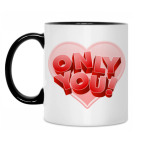 Кружка двухцветная