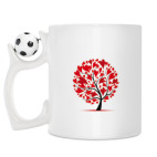 Кружка с футбольным мячиком