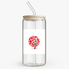 Банка с бамбуковой крышкой