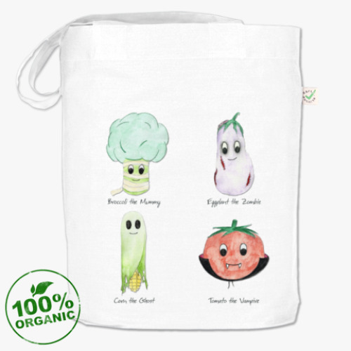 Сумка шоппер Spooky Vegetables