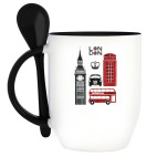 Кружка с ложкой