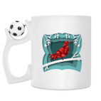 Кружка с футбольным мячиком