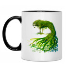 Кружка двухцветная