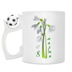 Кружка с футбольным мячиком