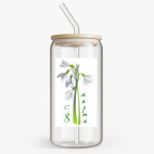 Банка с бамбуковой крышкой