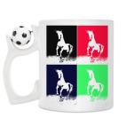 Кружка с футбольным мячиком