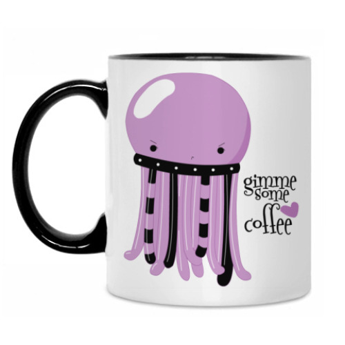 Кружка с принтом Gimme some coffee