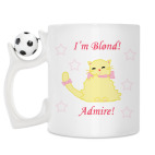 Кружка с футбольным мячиком