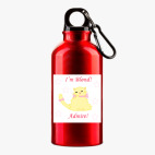 Металлическая бутылка 400 мл UV-DTF