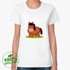 Женская футболка органик