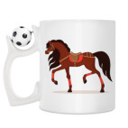 Кружка с футбольным мячиком