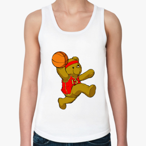 Женская майка Мишка