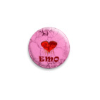 Значок 25 мм  &#039;Эмо&#039;