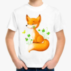 Лисенок в клеверах