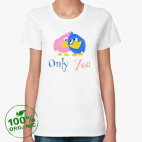 Женская футболка органик