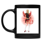 Кружка цветная UV-DTF