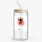 Банка с бамбуковой крышкой